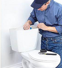 fixing toilet tank
